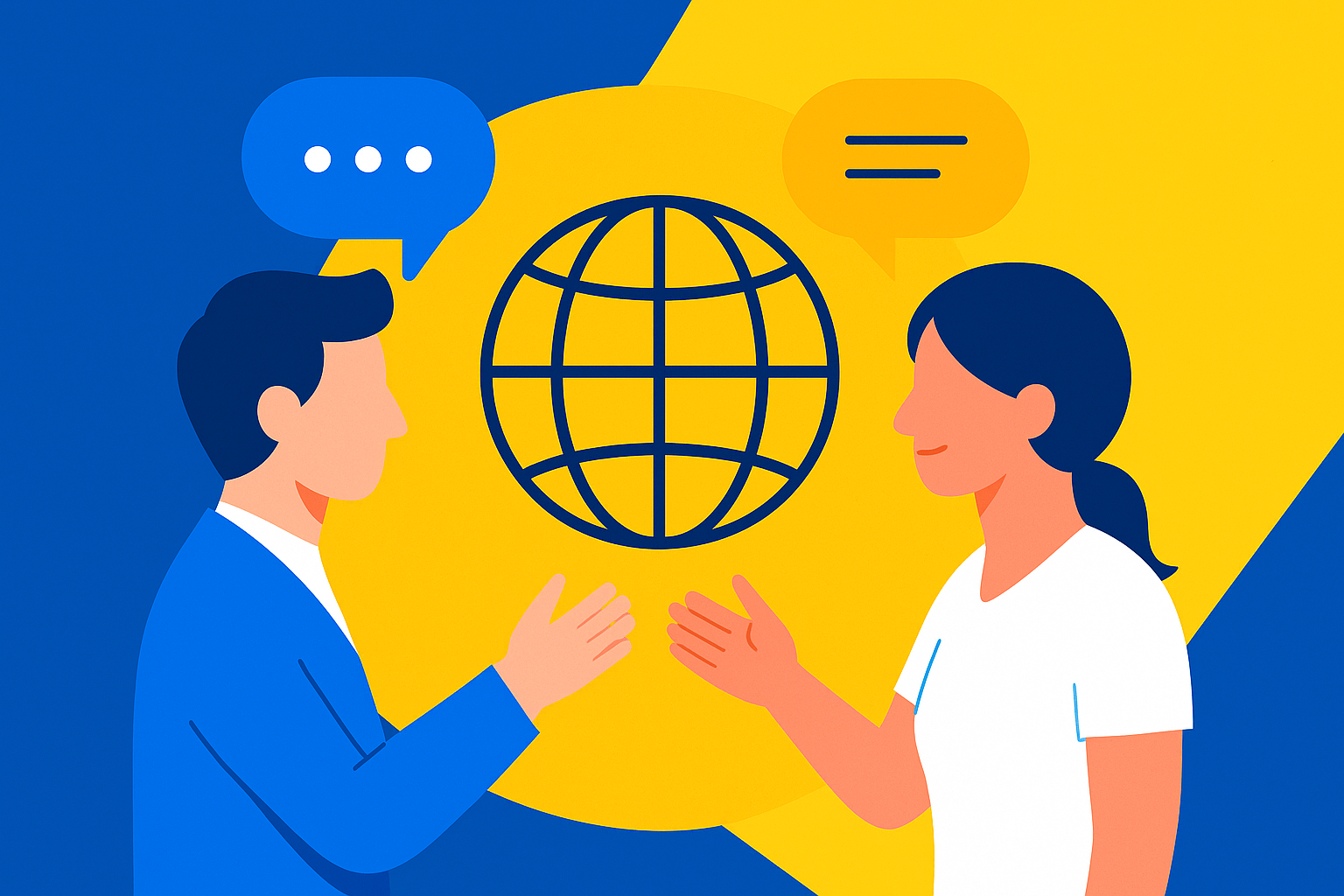 Illustration: Dolmetschen